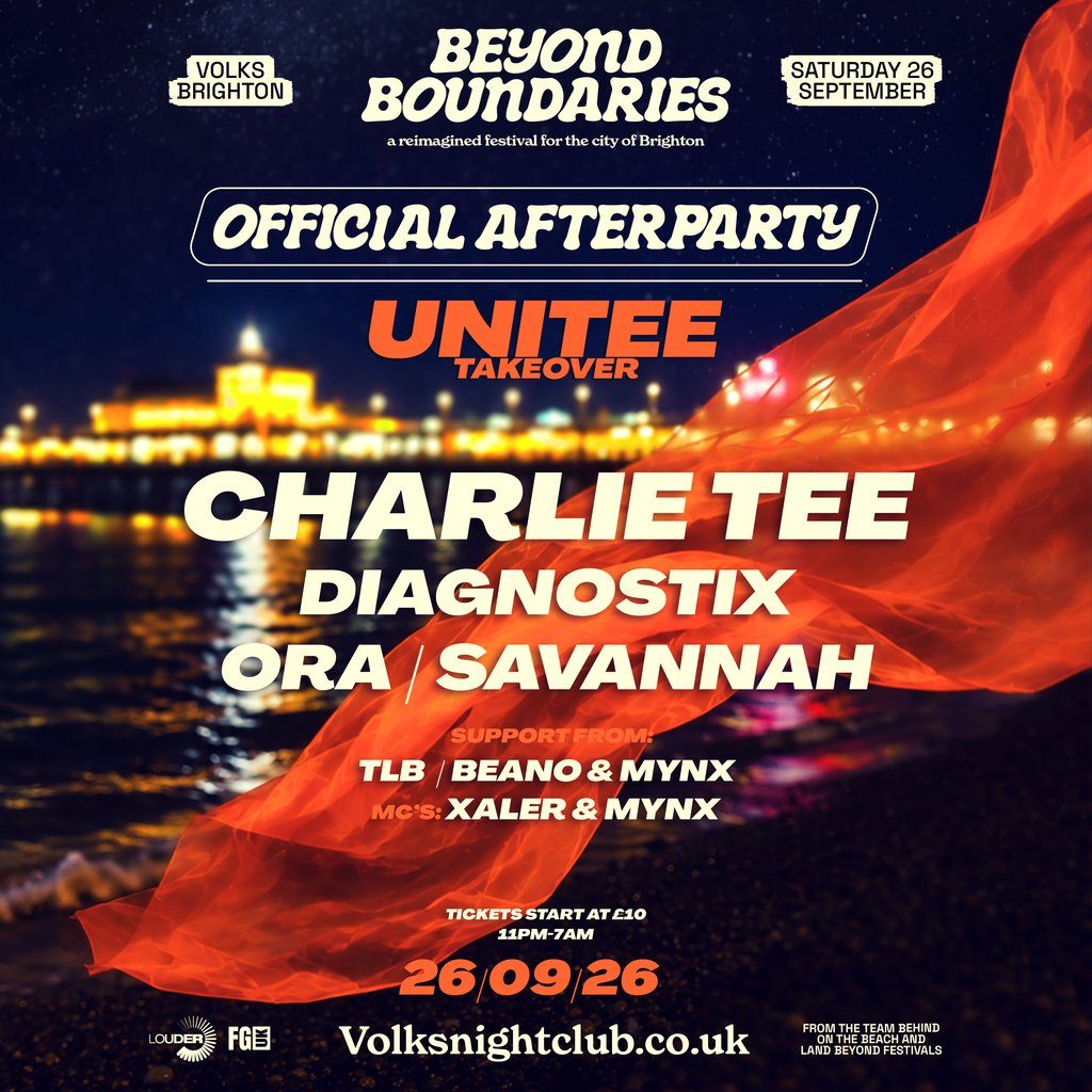 Flyer for Beyond Boundaries Official Afterparty: Charlie Tee