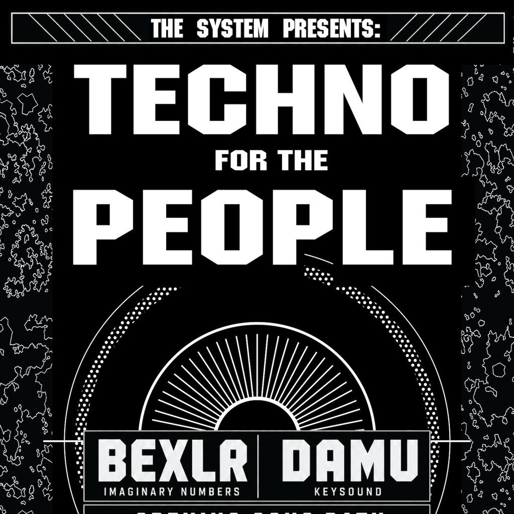 Flyer for Techno for the People