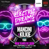 Flyer for Electric Dreams New Year's Eve ft Jon Mancini & Michael Kilkie