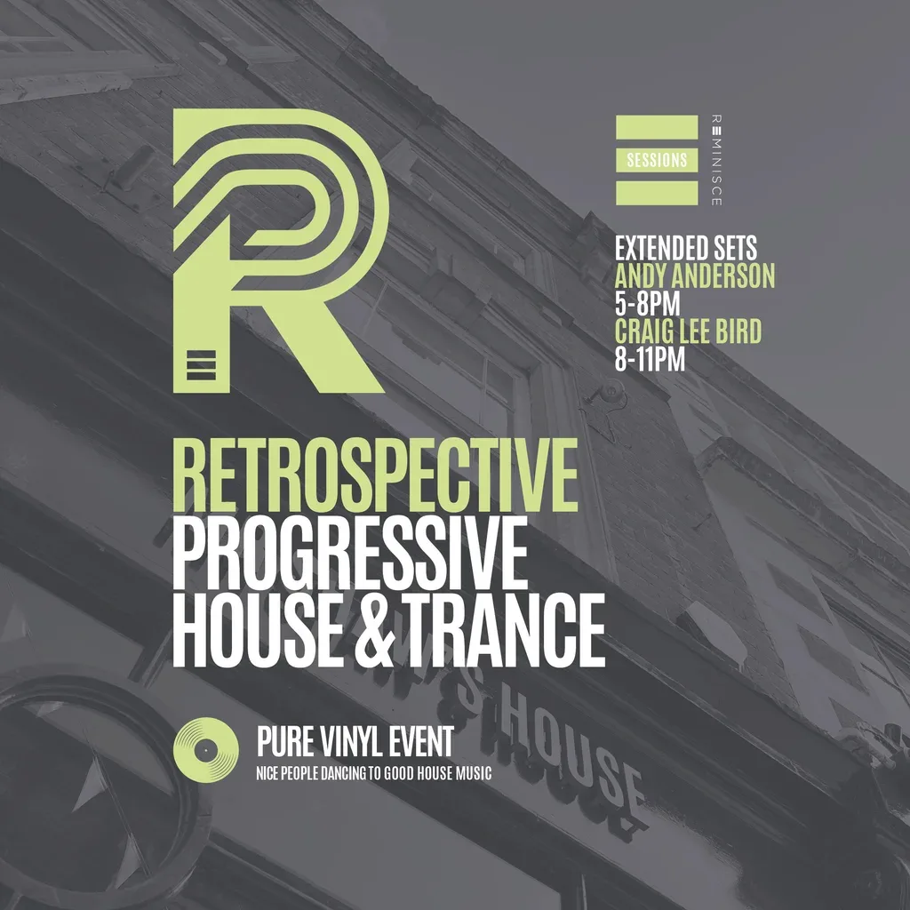 Flyer for REM Sessions - Progressive House & Trance Mk2