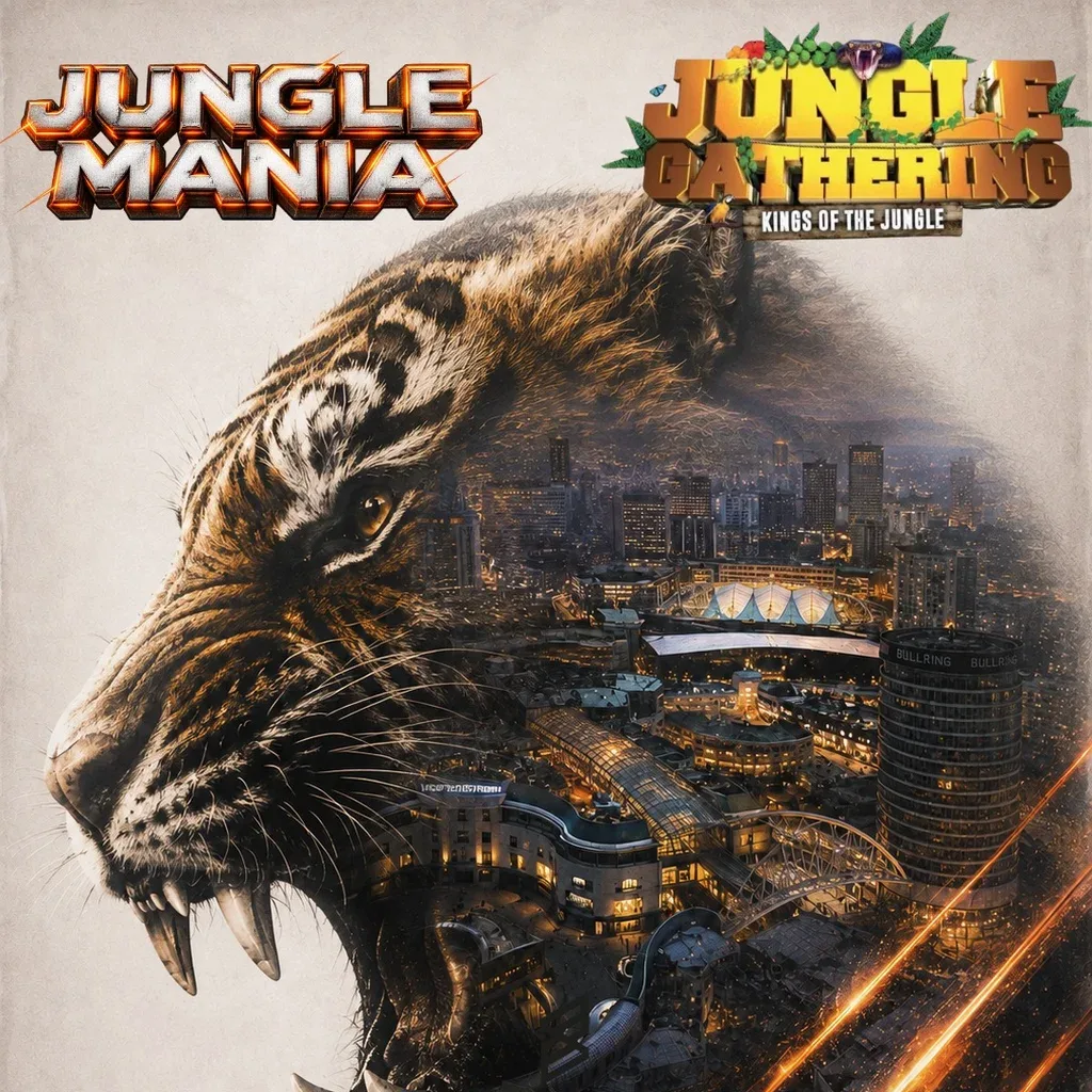 Flyer for Jungle Gathering - Kings of the Jungle NYE