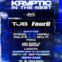 Flyer for Kryptic in the nest