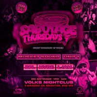 Flyer for Sabotage Thursdays