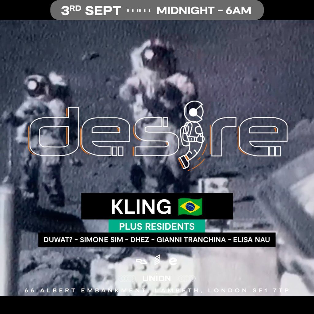 Flyer for DESIRE - Weekly Thursday After Party - KLING
