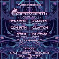 Flyer for Twisted Frequencies present AARDVARKK | Room 2 by X-Tapes