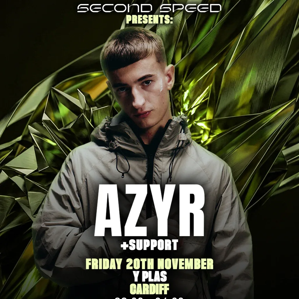 Flyer for Second Speed: Azyr (Cardiff, Y PLAS)