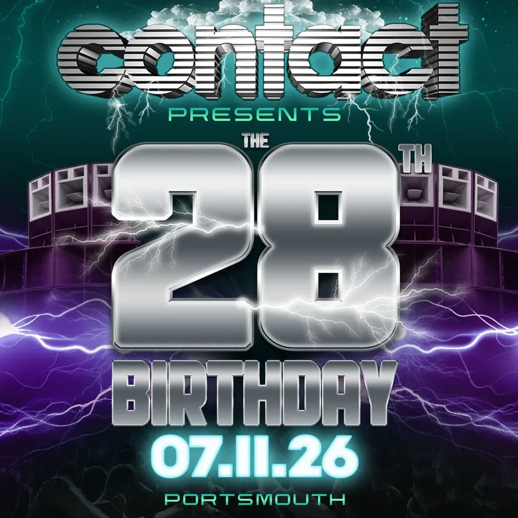 Flyer for WE LOVE OLDSKOOL in conjunction with CONTACT 28th BIRTHDAY