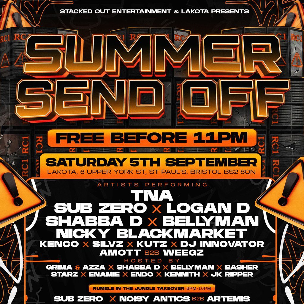 Flyer for Summer Send Off