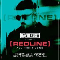 Flyer for David Rust presents Redline