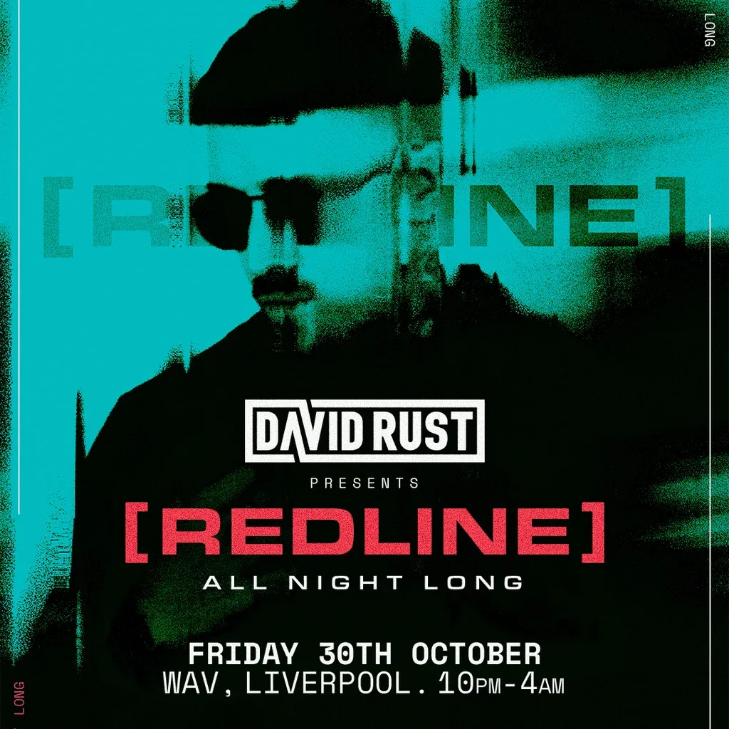 Flyer for David Rust presents Redline