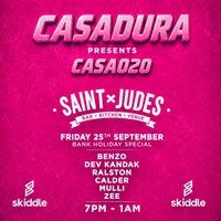 Flyer for CASADURA PRESENTS: CASA020 Saint X Judes