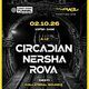 Flyer for Long Dark Tunnel | CIRCADIAN, NERSHA, ROVA | 02.10.26 | Exeter