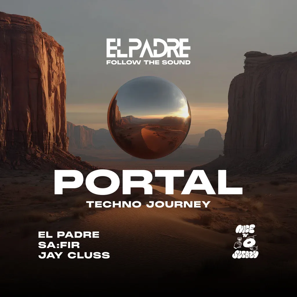 Flyer for PORTAL | Techno Journey