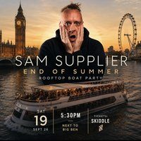Flyer for Sam Supplier 'End Of Summer' ROOF TOP BOAT PARTY