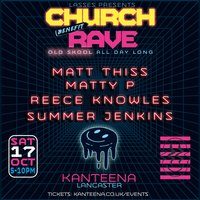 Flyer for Church Rave