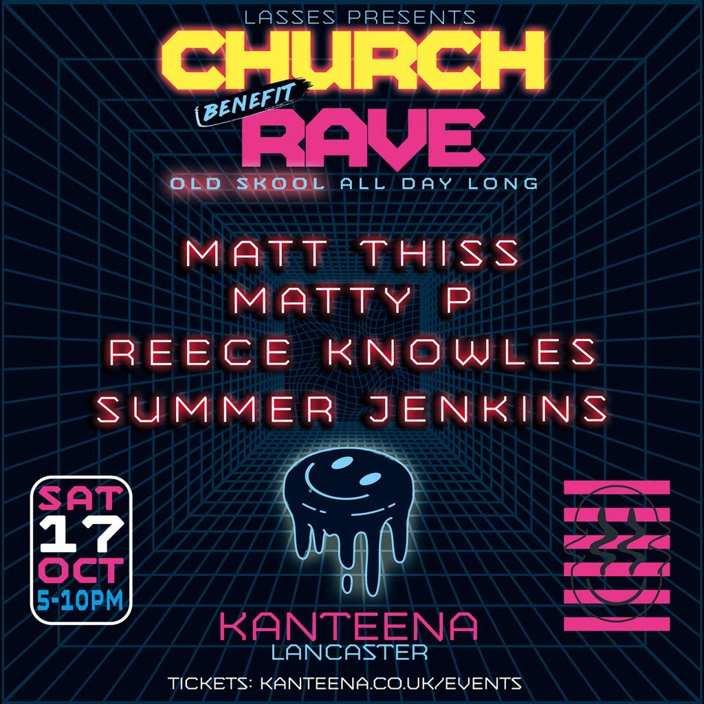 Flyer for Church Rave
