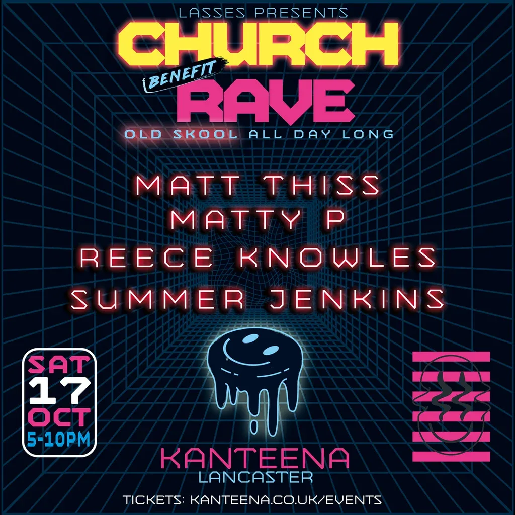 Flyer for Church Rave