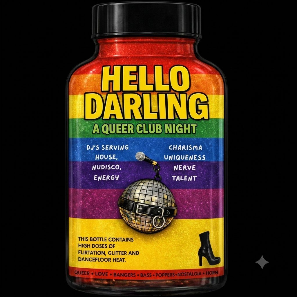 Flyer for Hello Darling - Halloween Special!!