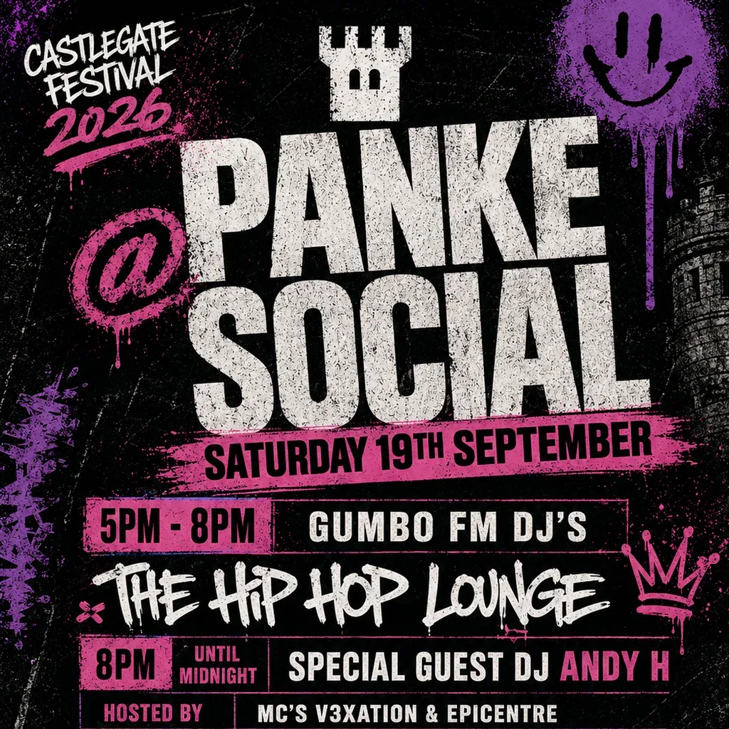 Flyer for Castlegate Festival 2026 @PankeSocial