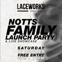 Flyer for Notts Family Launch | Dusty 4 Track | Loud Planet Records & More