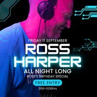 Flyer for Ross Harper All Night Long