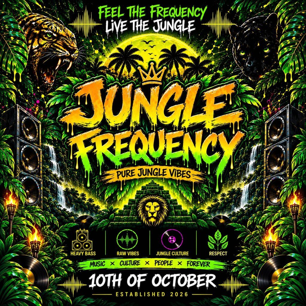 Flyer for Jungle Frequency