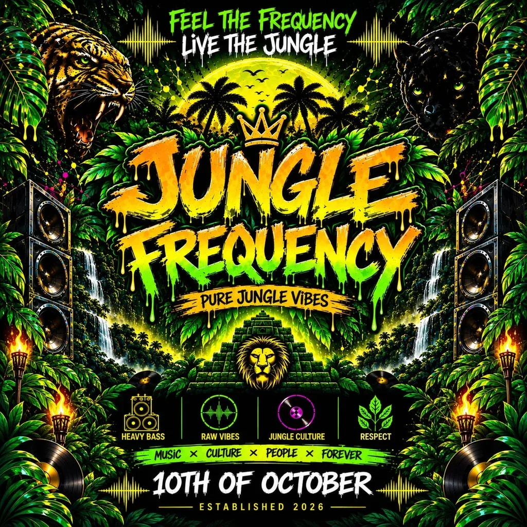 Flyer for Jungle Frequency