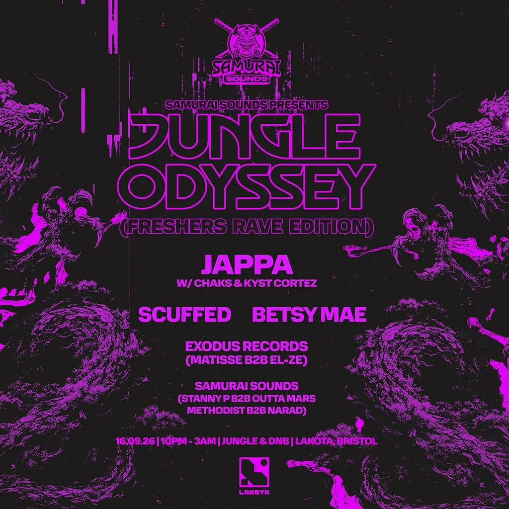 Flyer for Jungle Odyssey-Freshers Rave
