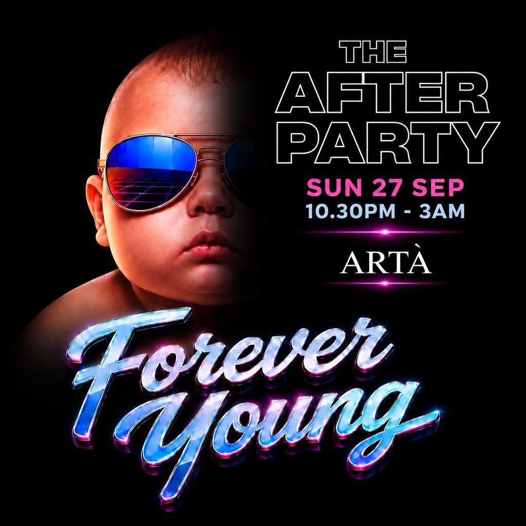 Flyer for Forever Young - September Weekend - The After Party