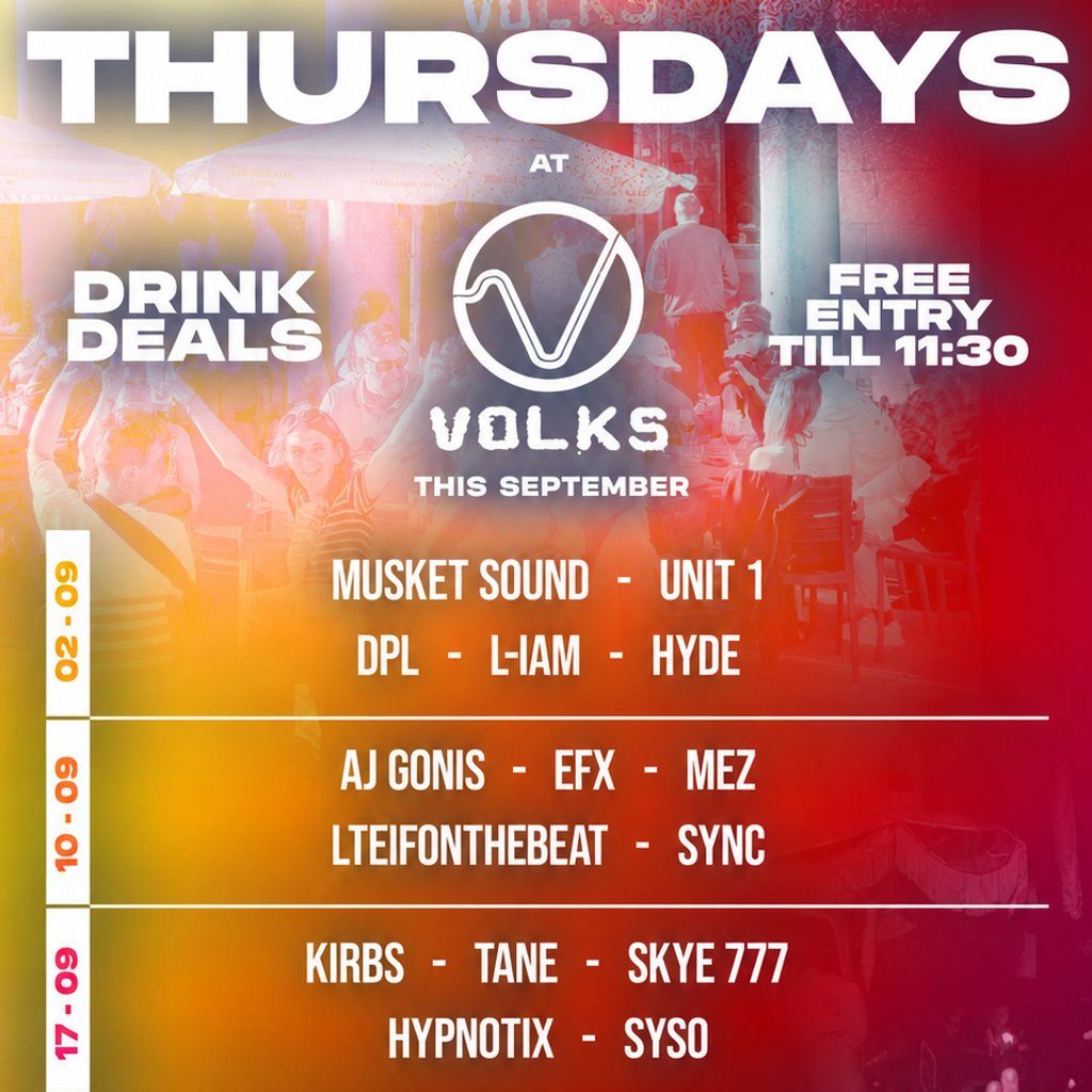 Flyer for Sabotage Thursdays