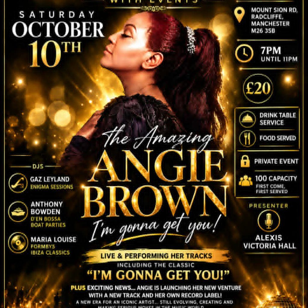 Flyer for Later With Events