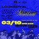 Flyer for Lockedt × Inertia presents: LOCKEDT IN MOTION
