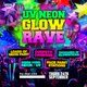 Flyer for The Freshers UV Neon Glow Rave