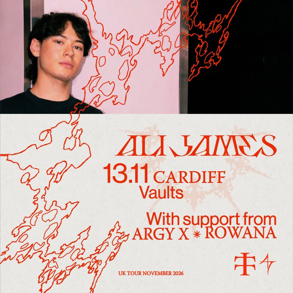 Flyer for Teletech x Ali James [Vaults, Cardiff]