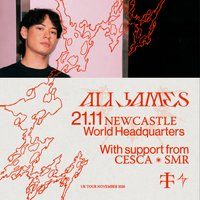 Flyer for Teletech x Ali James [World Headquarters, Newcastle]