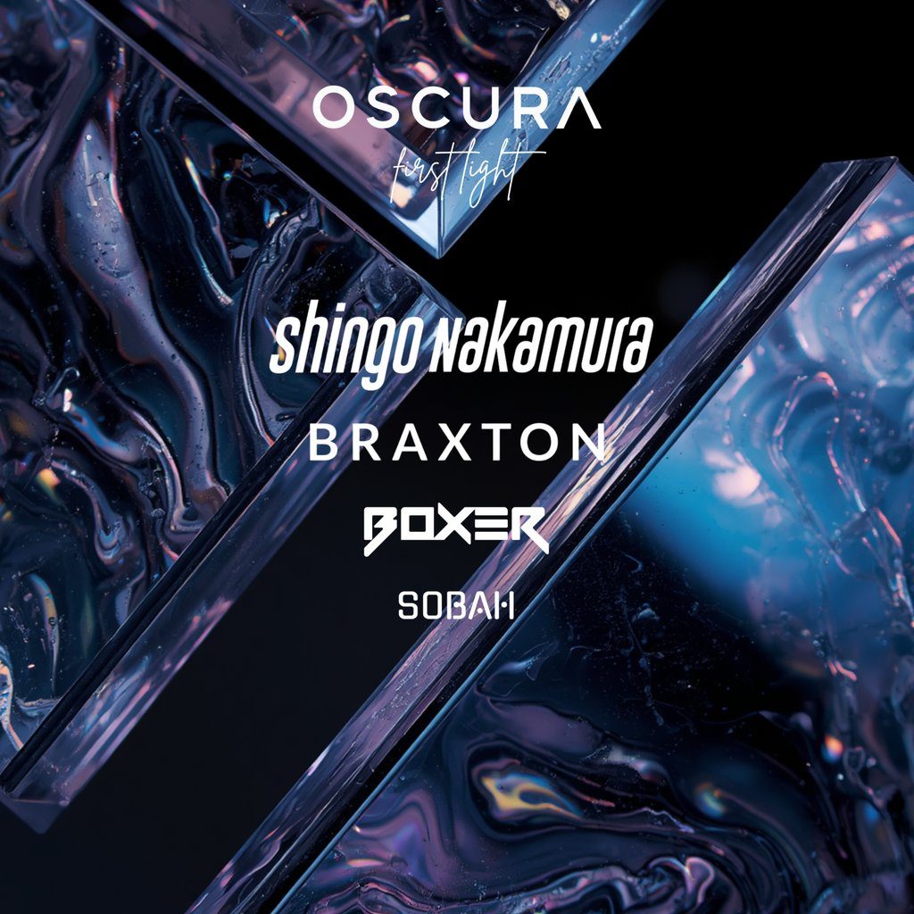 Flyer for OSCURA FL presents Shingo Nakamura, Braxton and Boxer