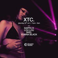 Flyer for XTC. @ Doppler Studio