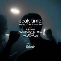 Flyer for PEAK TIME. @ Doppler Studio