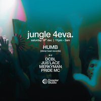 Flyer for JUNGLE 4EVA. @ Doppler Studio