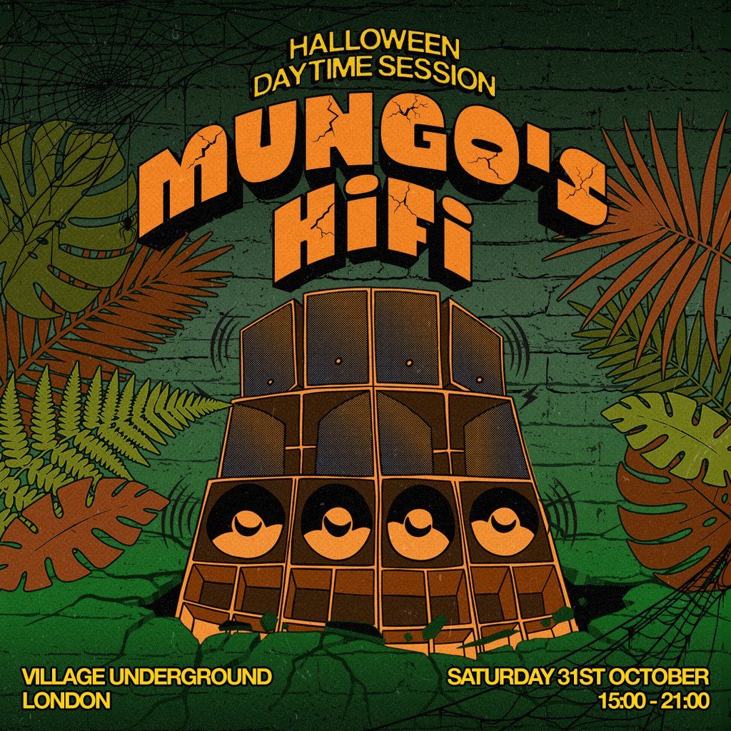Flyer for Mungo's Hi Fi - Halloween Daytime Session