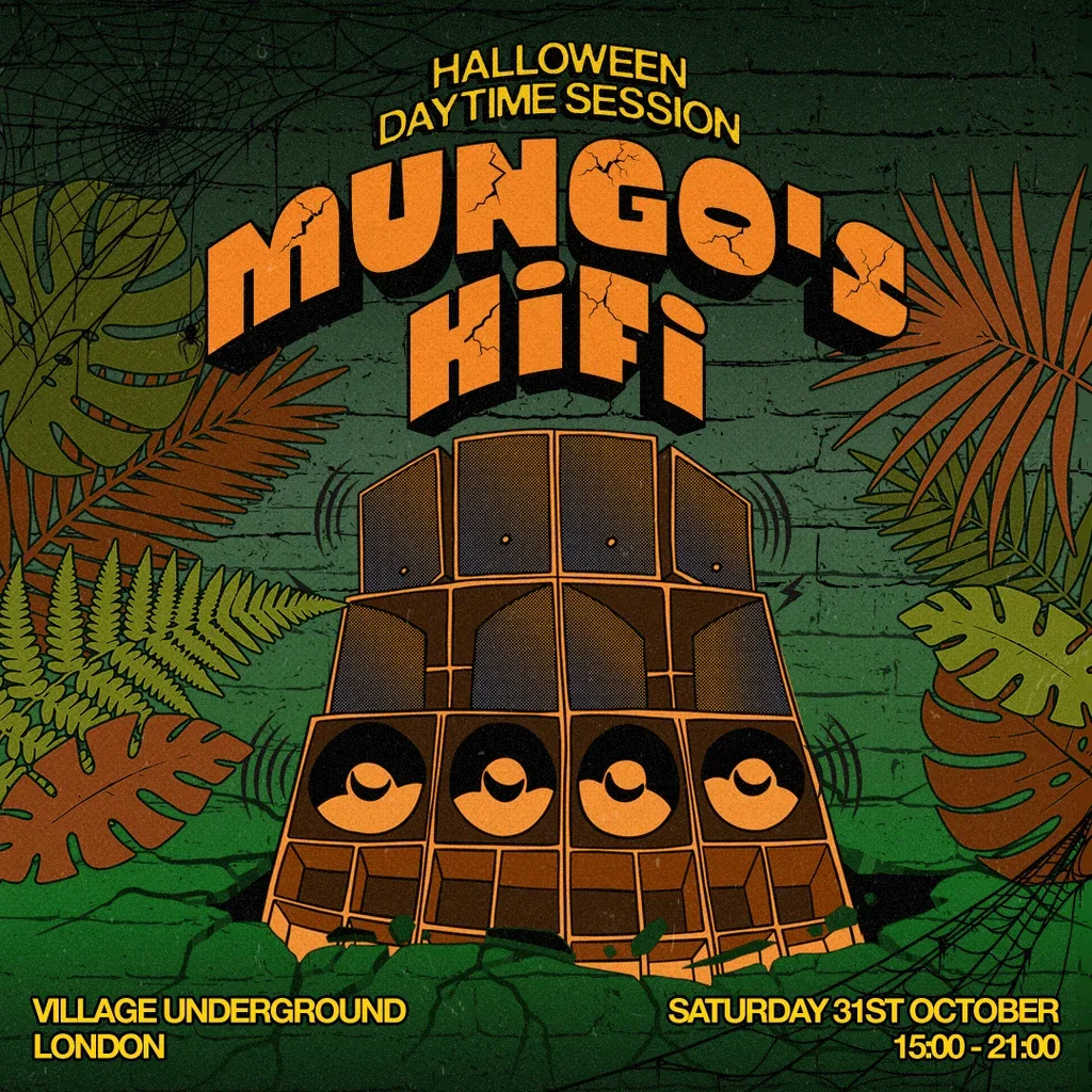 Flyer for Mungo's Hi Fi - Halloween Daytime Session