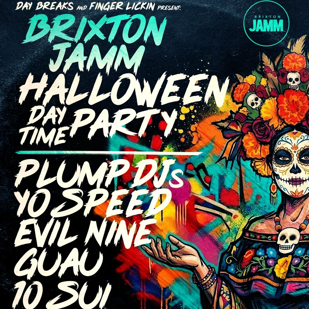 Flyer for Day Breaks Halloween Special Day Time Party