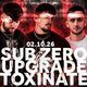 Flyer for Sub Zero, Upgrade, Toxinate & More - Pay What You Like!