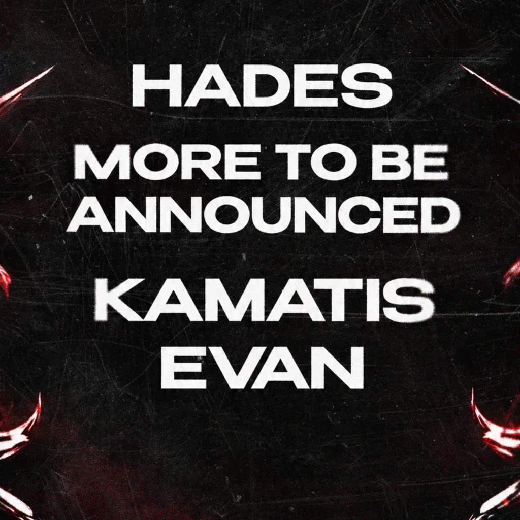 Flyer for THE BACKROOMS presents: HADES +MORE