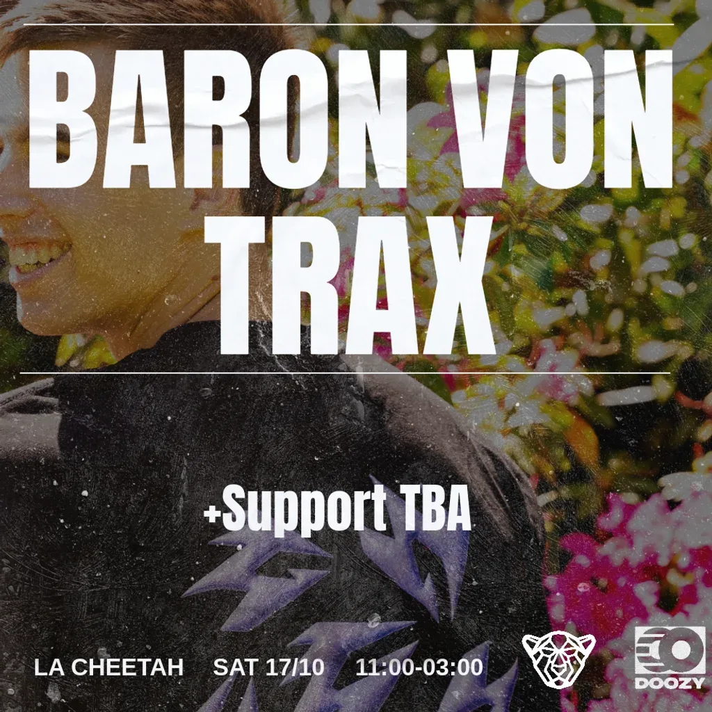 Flyer for DOOZY / Baron Von Trax