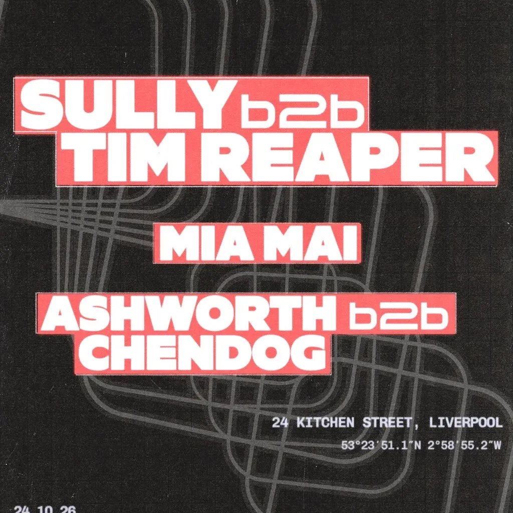 Flyer for KS X SubHarmonic: Sully b2b Tim Reaper & Mia Mai