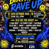 Flyer for Danny Lines Birthday Rave