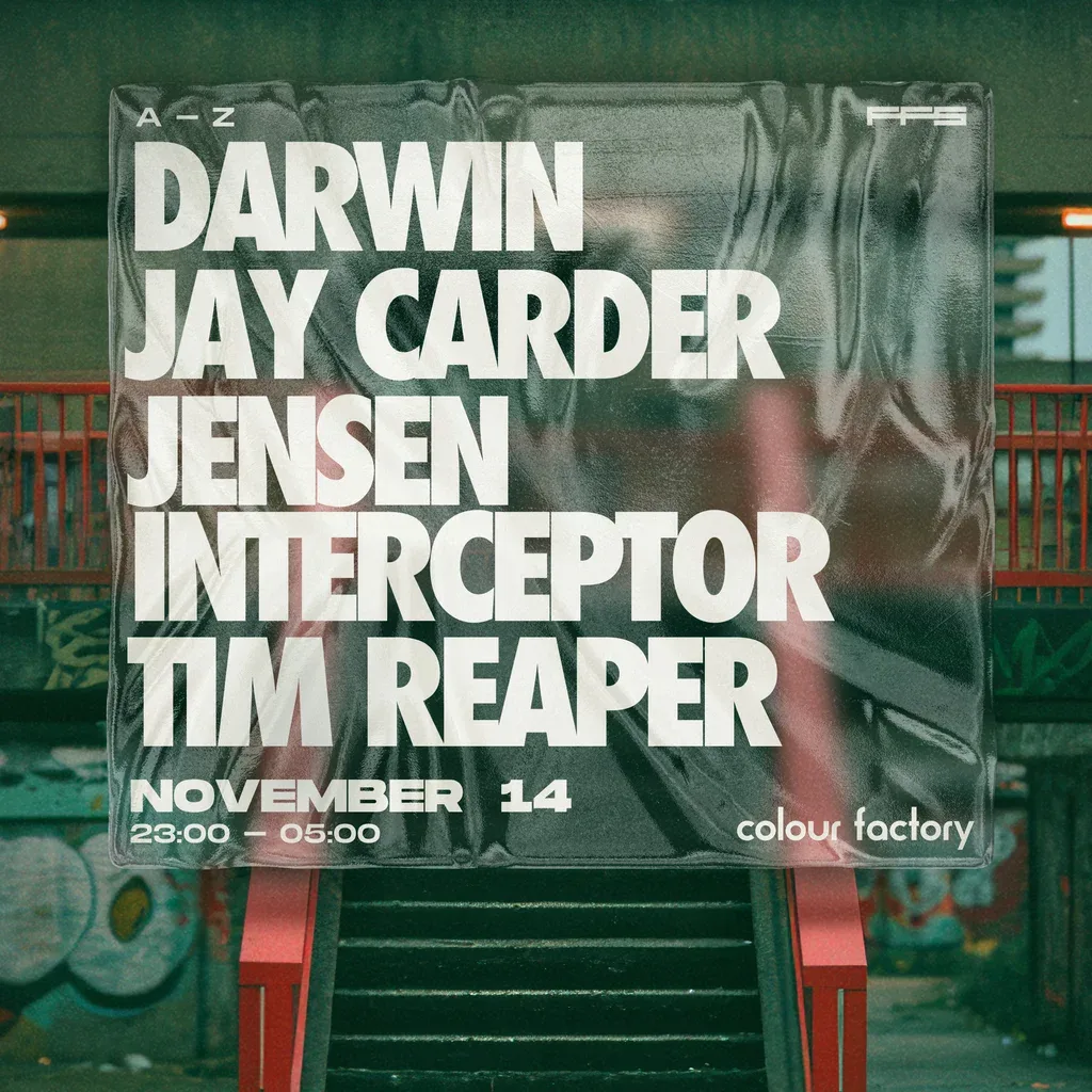 Flyer for Jensen Interceptor, Darwin, Jay Carder, and Tim Reaper