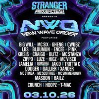Flyer for Stranger Frequencies Presents: N.W.O Round 2
