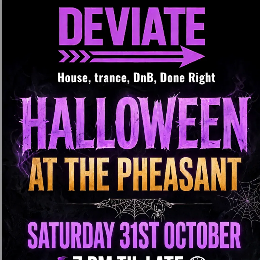 Flyer for Deviate Presents Halloween
